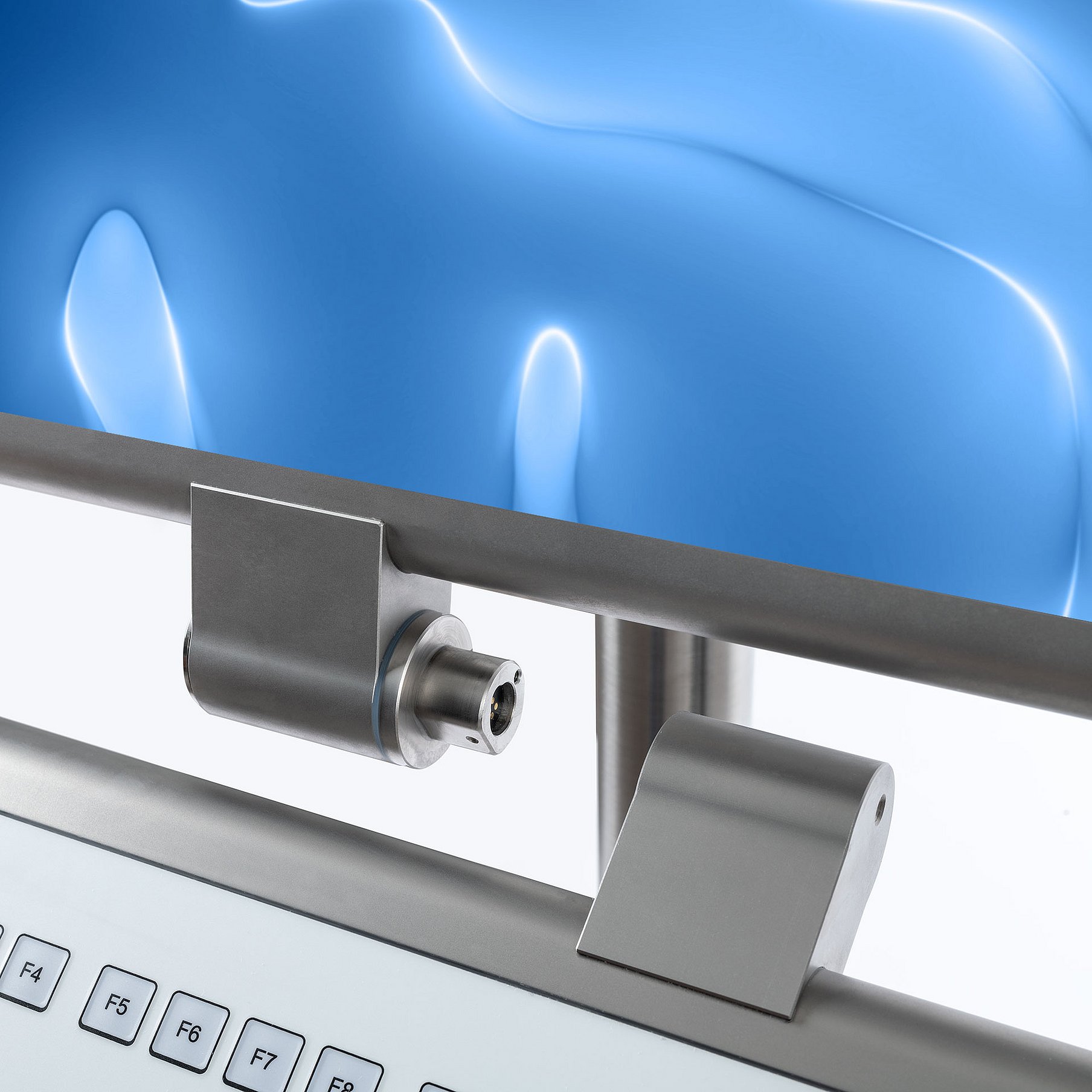 Glass and membrane keyboards for cleanrooms