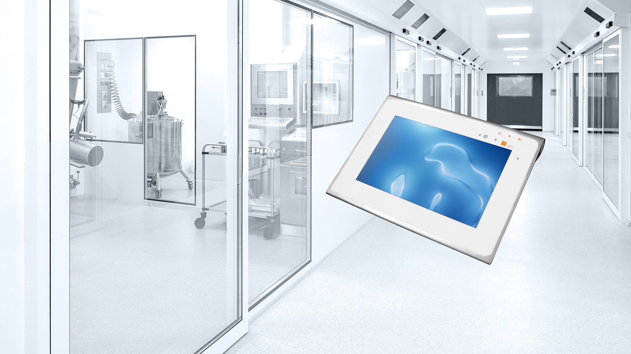 GMP cleanroom tablet with Zebra ET51
