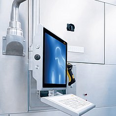 WAVE mounted on support arm on wall 0