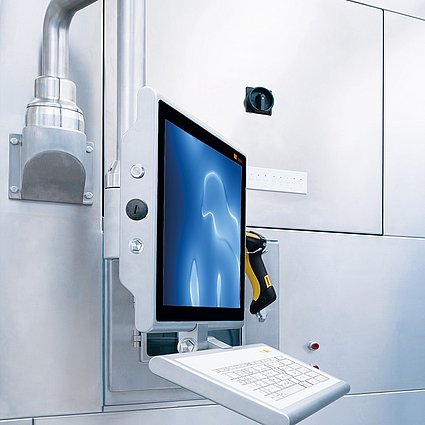 WAVE mounted on support arm on wall 0