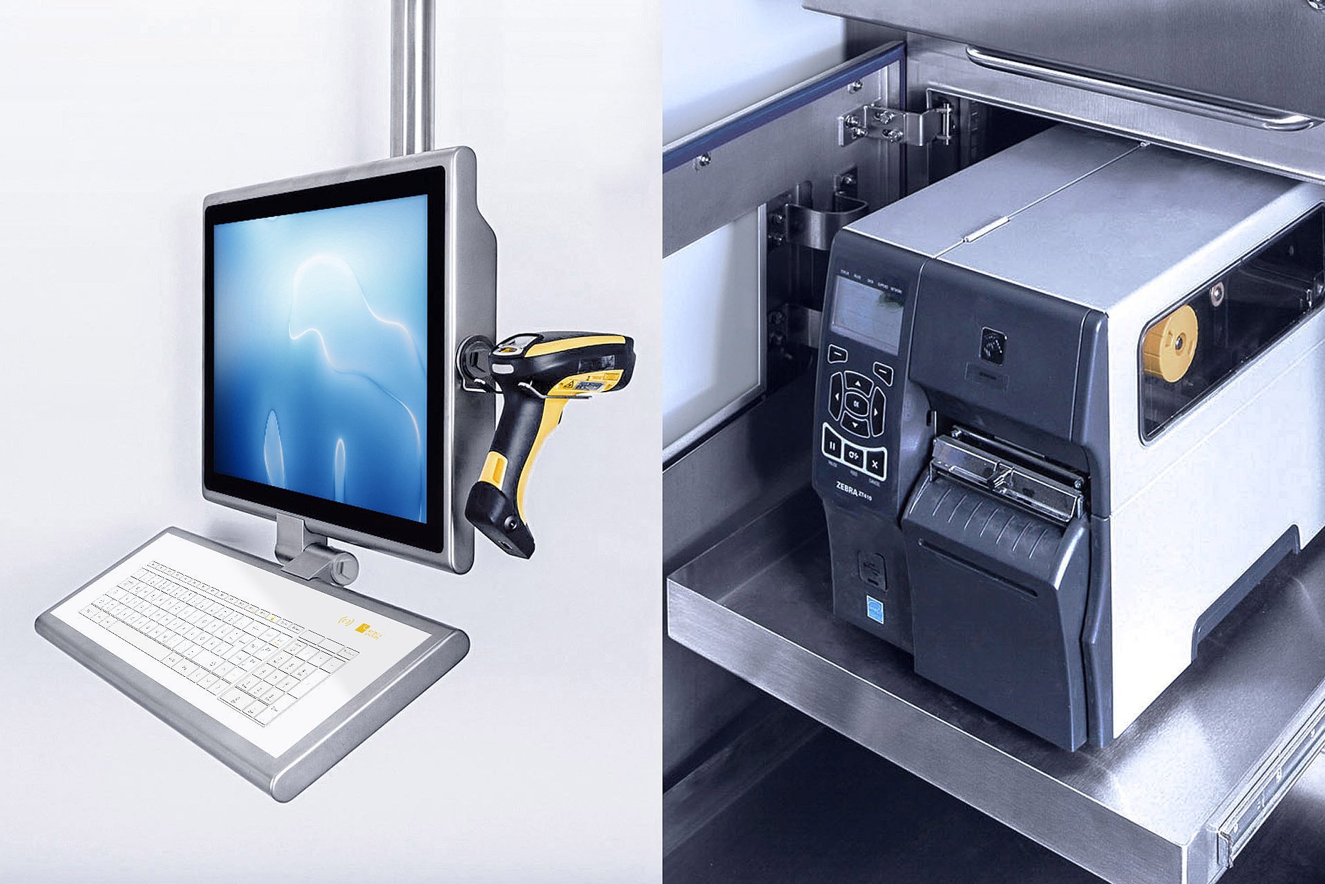 HMI-Systeme-Zubehör-Scanner und Drucker