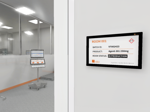 [Translate to English:] Systec Produkte im virtuellen Raum als 3D Modell der Firma Pharmaplan