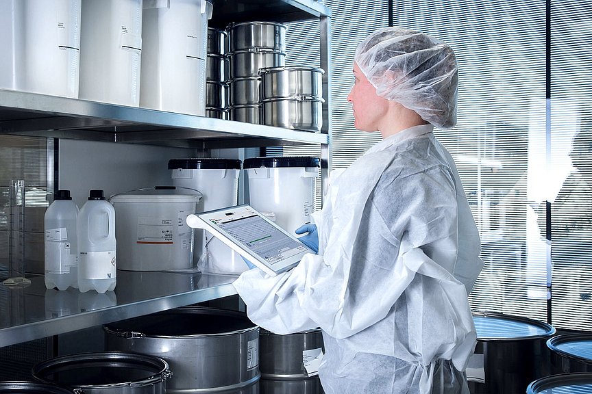 Index Laborantin am Arbeitsplatz