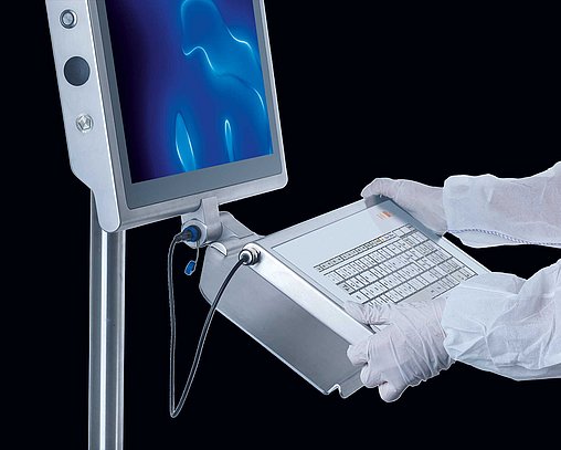 Support de clavier articulé en acier inoxydable