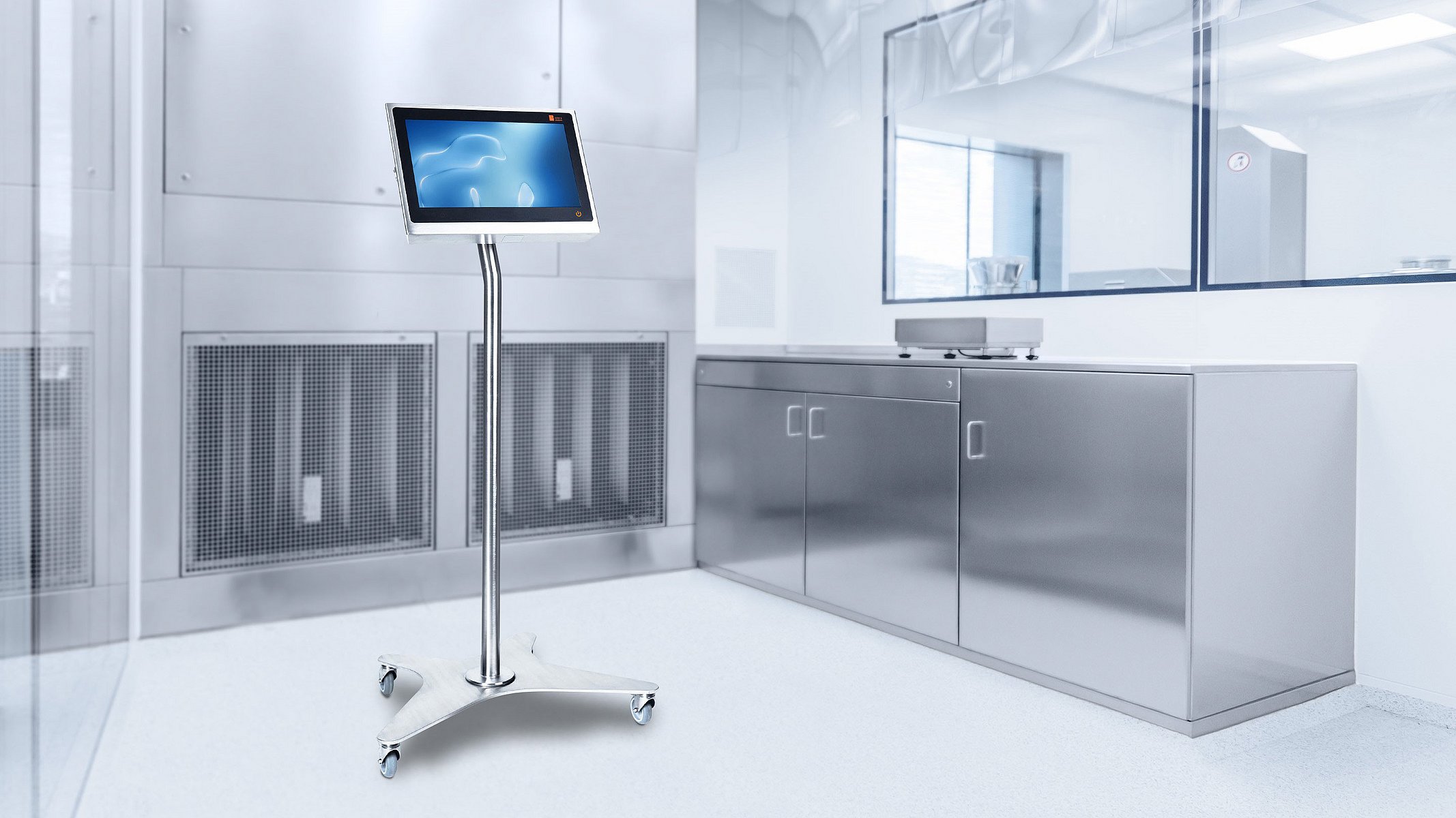 TROLLEY SLIM en environnement de laboratoire